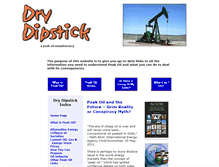 Tablet Screenshot of drydipstick.com